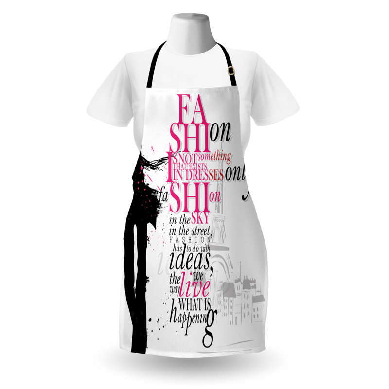 No Pattern Bib Apron