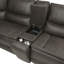 Norlina Upholstered 92.5 " Microfiber / Microsuede Loveseat Power Reclining