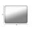 Black Aluminium Frame Bathroom Mirror-1822169424