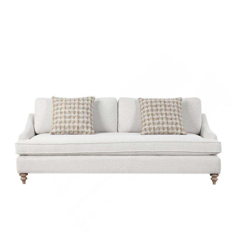 Canapé avec coussin réversible simple et 2 coussins
