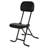 Backed Adjustable Height Ergonomic Industrial Stool with Footring