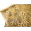 Hand Knotted Wool Area Rug in Gold