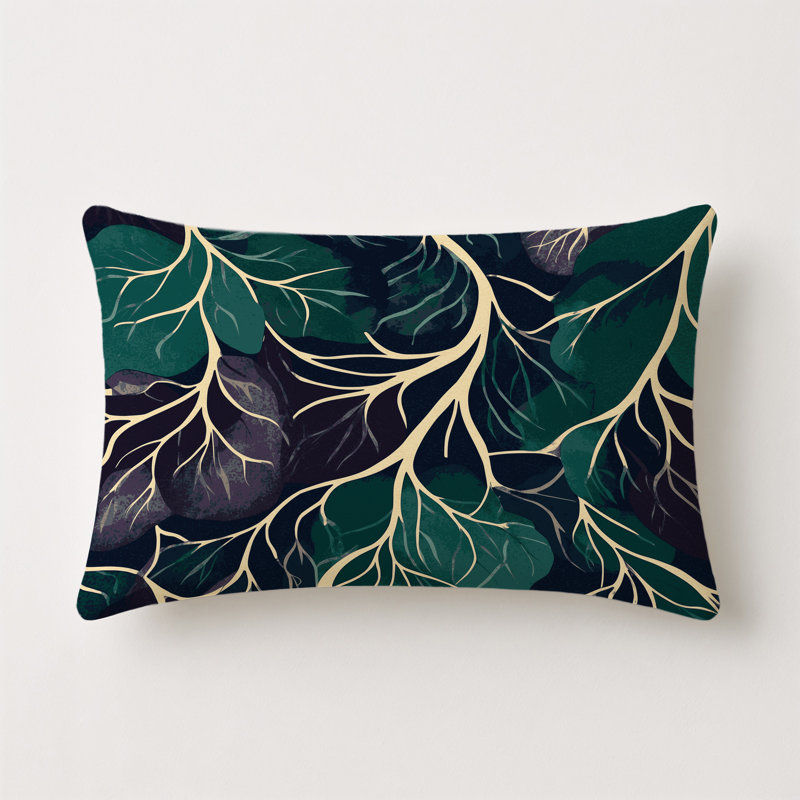 Moonlit Grove Indoor And Outdoor Throw Pillow, Rectangle 14"H x 20"W