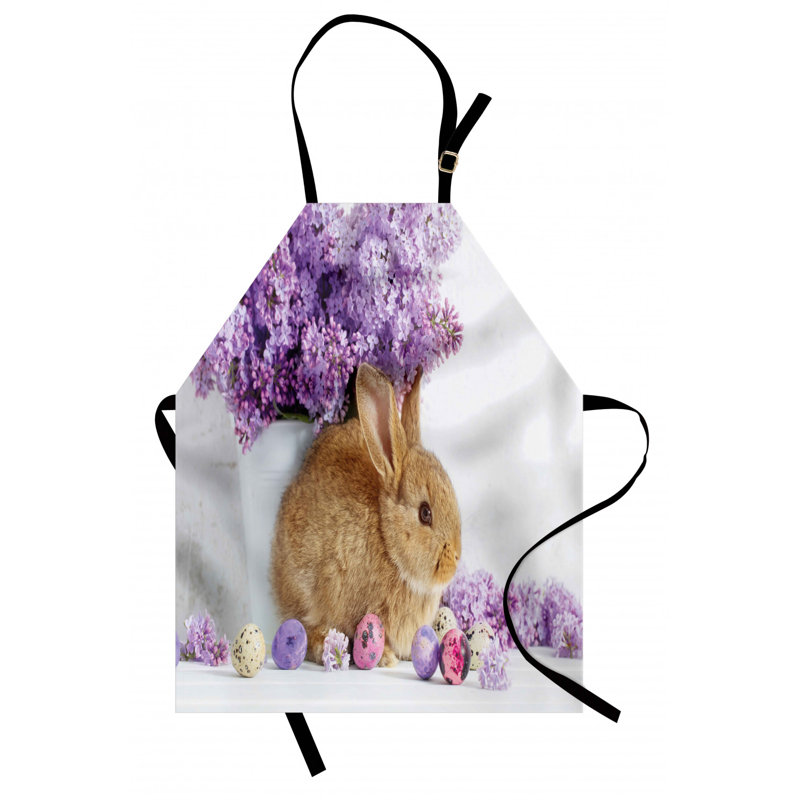 Easter Floral Bib Apron