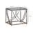 Aliaksej Glass Top End Table