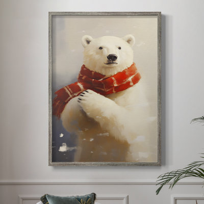 «Christmas Holiday Art», série 2-Cxxxi, reproduction d'art encadrée - bois massif