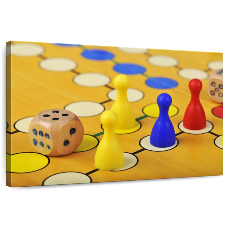 Senne Ludo Game, H 26 po x l 39 po