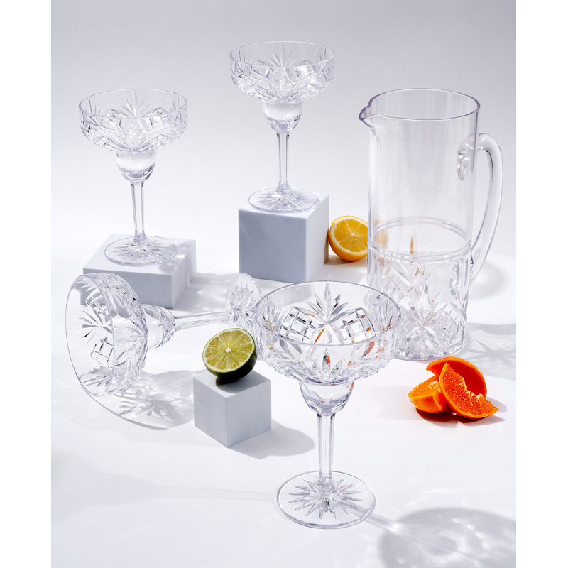 Dublin Acrylic 5 Piece Margarita Set