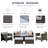Kaniha Premium All-Weather Wicker 5 - Person Patio Conversation Set with Cushions-1440362626