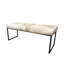 Upholstered Cowhide Stool-599244424