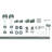 Stainless Steel Standard Single Barn Door Hardware Kit