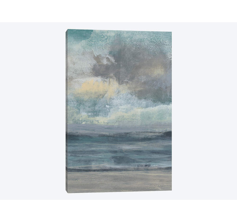 « beach rise i », impression sur toile, H 60 po x l 40po x P 1,5 po, Toile tendue, Pas de tapis