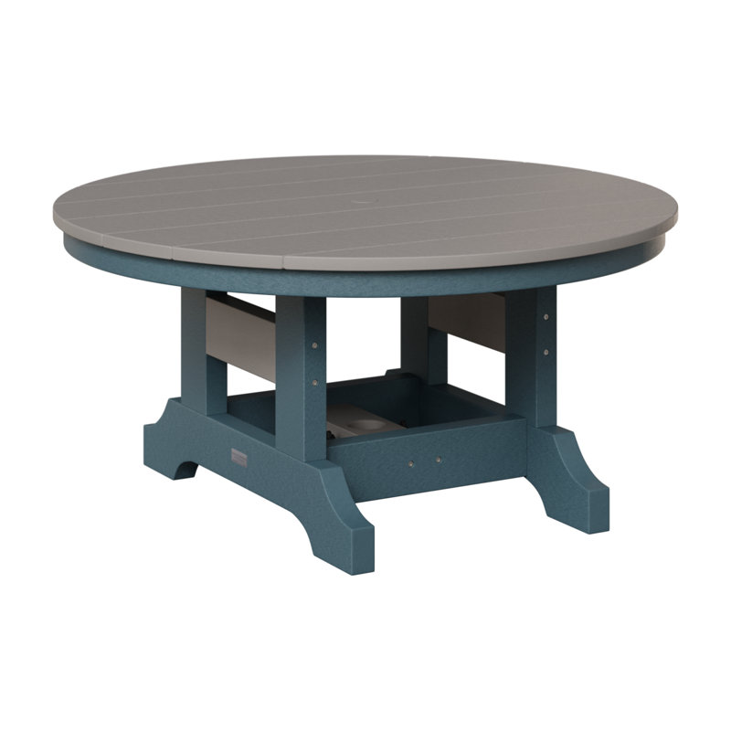 Table de conversation ronde Berlin Garden Garden 38 po Classic, Ardoise, Gris clair