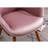 Doarnin Tufted Button Accent Chair, Single Upholstered Chair, Kitchen Dining Chair for Indoor-64388076