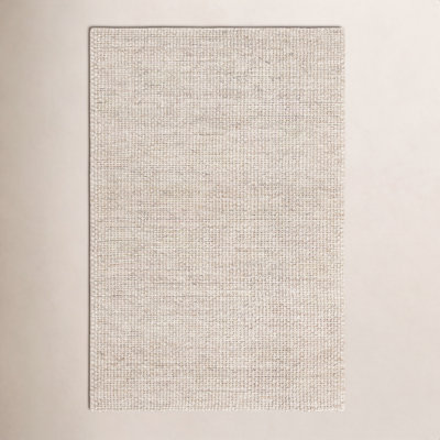 Hero Handwoven Flatweave Ivory Area Rug
