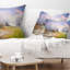 Coussin lombaire imprimé automne brumeux