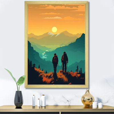 Coucher de soleil audacieux jaune sarcelle audacieux II