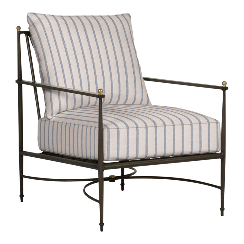 Roma Patio Chair with Cushions, Welt, Perigold Mixi Sky