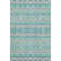 Premium Machine Washable Prisco Teal Rug