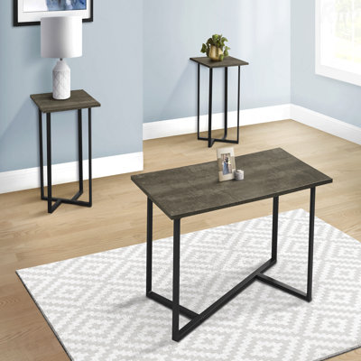 Ensemble de tables basses 3 pièces Contemporary Modern Modern