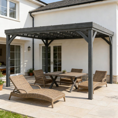 Patio Grape Vine Gazebo,Outdoor Wooden Pergola