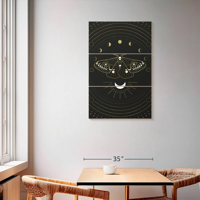 Oberle Moon Mothman, 57" H x 36" W