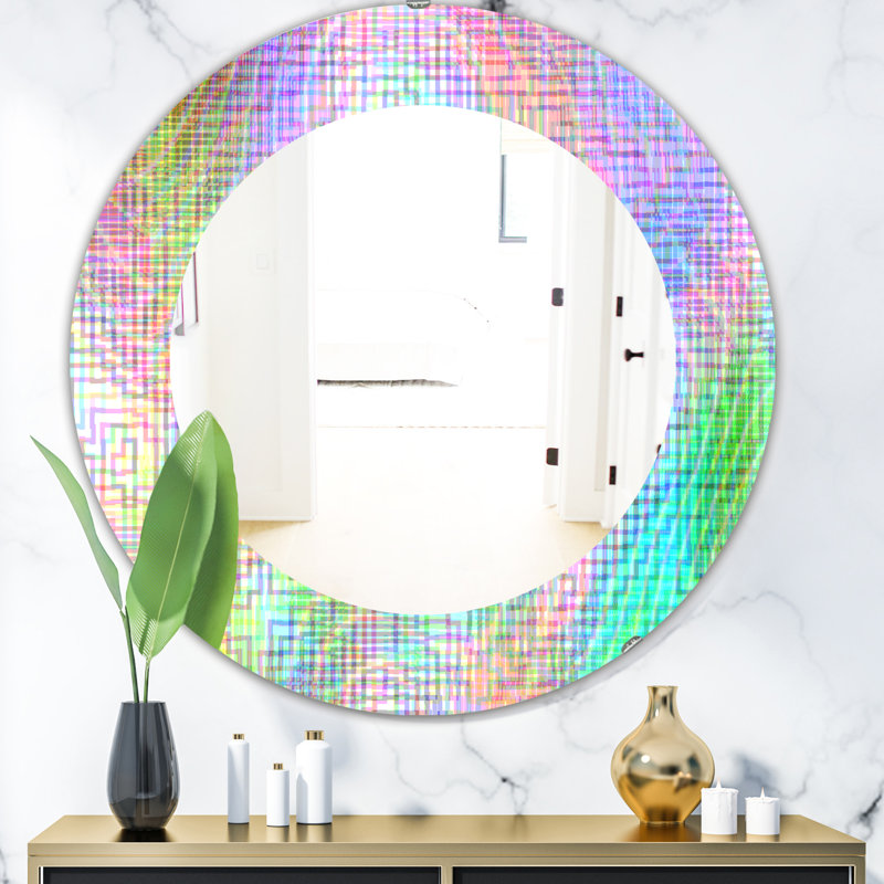 Miroir d'appoint Mid-Century Pastel, 20 po x 30 p
