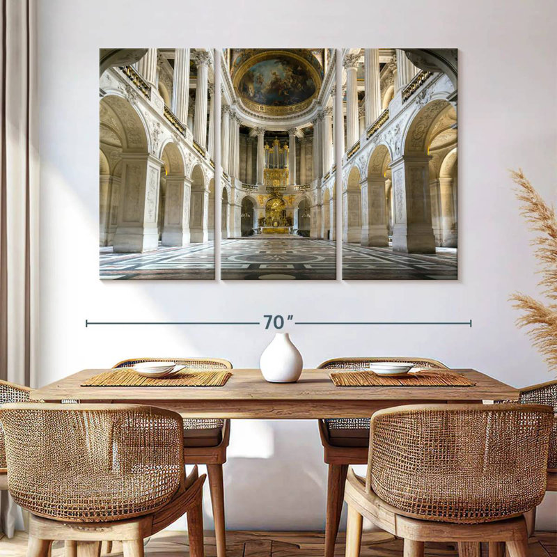 Intérieur de Versailles, H 42 po x l 65 po