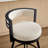 Ayala Swivel Low Back Industrial Upholstered 26.6" H Counter Stool with Steel Frame-2038694781