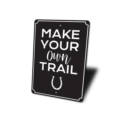 Horse Trail Aluminum Sign