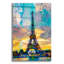 Art mural en verre épique «Rio Senna Y Tour Eiffel» par Pierre Gavidia, 16 po x 24 po-350416106