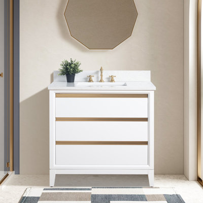 30 Single Bathroom Vanity with Top