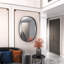 Asymmetrical Aluminum Alloy Bathroom Mirror-92188178