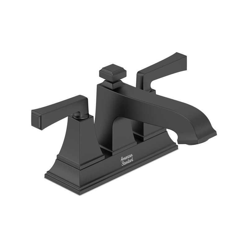 Town Square S 2-handle Bathroom Faucet with Drain Assembly, Matte Black