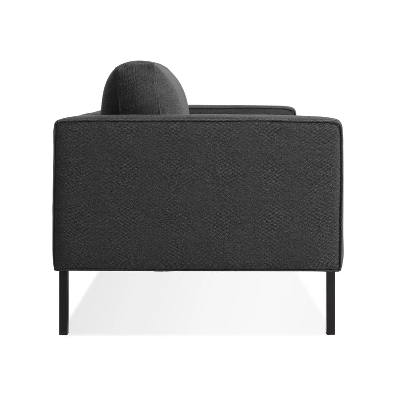 Paramount Loveseat, Sanford Ceramic Crossweave, Metal