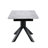 Modern Rectangular Dining Table With Light Gray Painted MDF Top And Sturdy Geometric Metal Legs, Contemporary Kitchen Table For Dining Room, Office Or Small Spaces (1 Table)