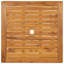 Lansen Square Acacia Solid Wood Outdoor Dining Table - 70 cm W 70 cm D