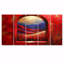 «Red Summer Meadow», ensemble d'art mural prairie-365684184