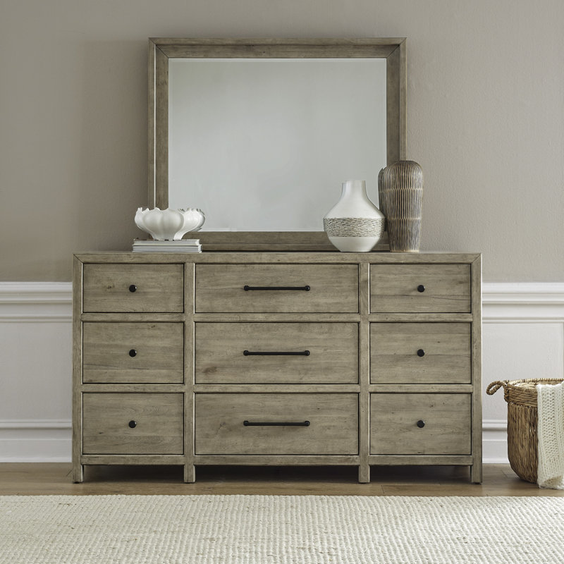 Ensemble commode et miroir Aason