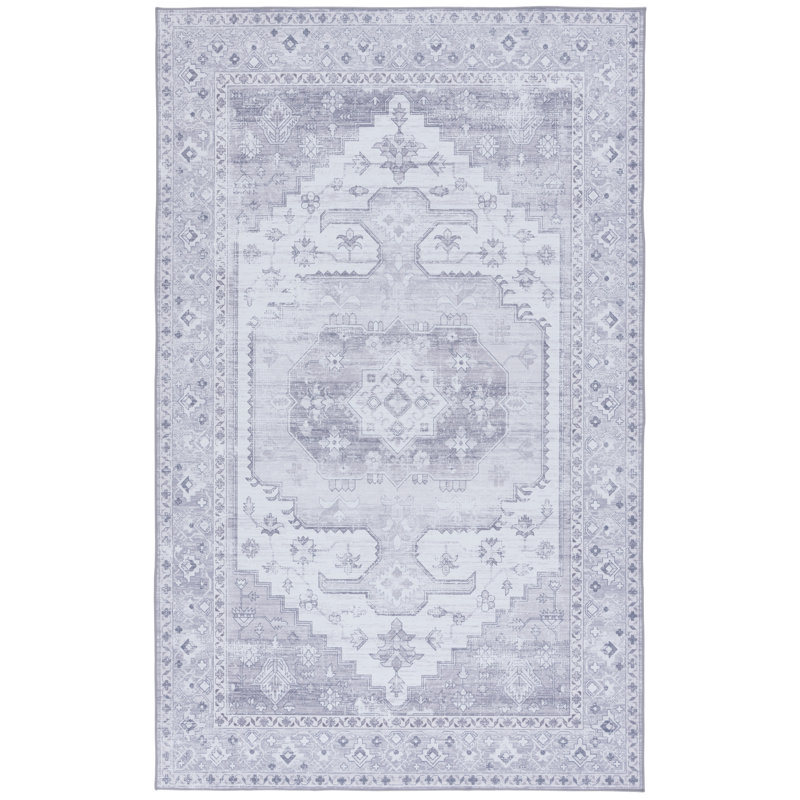 Shaelan Performance Machine Washable Oriental Rug, Rectangle 3' x 5'