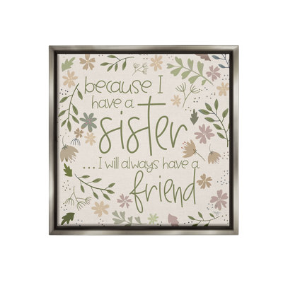 "Botanical Sister Friendship" par Mollie B. sur toile