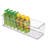 iDesign Kitchen Binz BPA-Free Plastic Deep Stackable Organizer with Handles, Clear