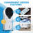 Newair Evaporative Air Cooler and Portable Cooling Fan in White , 3 Fan Speeds, 470 CFM