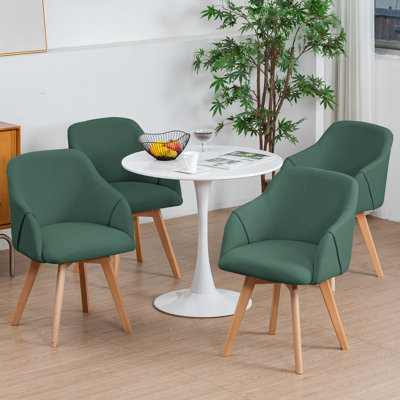 Chaise d'appoint rembourrée Fegan