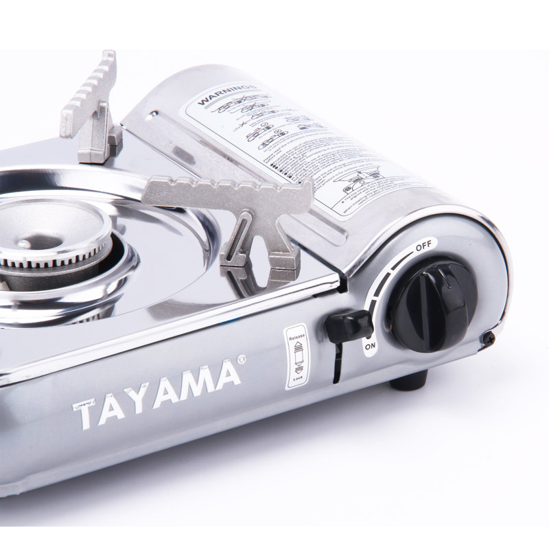 7,000 BTU Stainless Steel Single Burner Portable Gas Stove