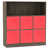 Anthracite/Red