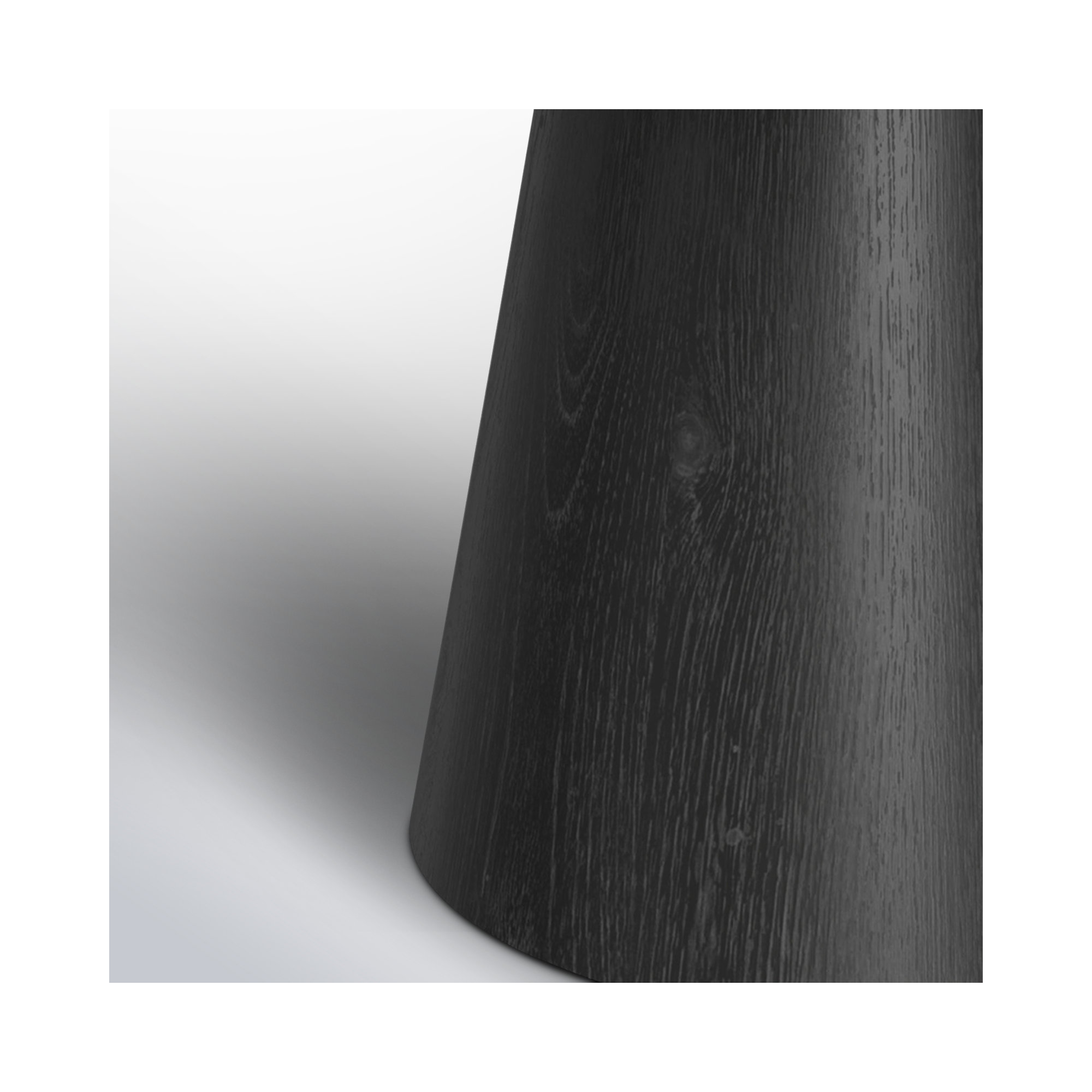 Astraea Single Coffee Table, Black, 17.5" H x 29" L x 29" W
