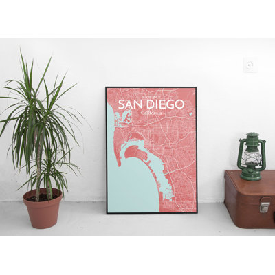 San Diego - Unframed Graphic Art
