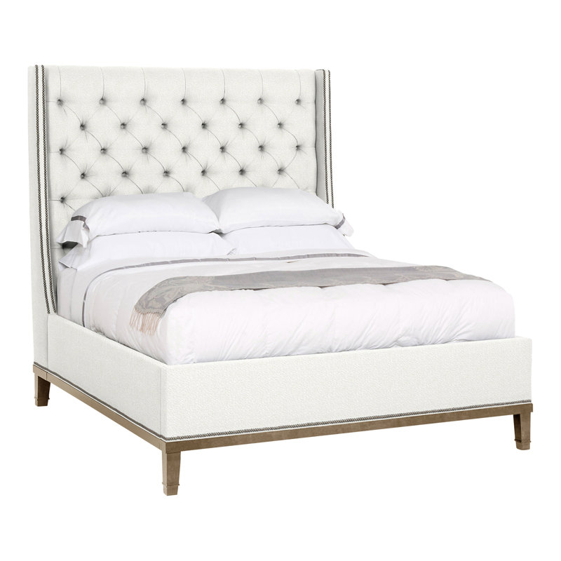 Michael Weiss Queen Upholstered Panel Bed, Hampton, Bennett Carolina, Yes
