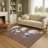 Premium Machine Washable Ingrassellino AMF1826 Happy Snowmen Holiday Rug-894049494